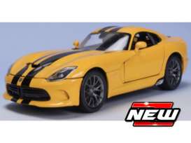 Dodge  - Viper GST 2013 yellow/black - 1:18 - Maisto - 31128y - mai31128y | Toms Modelautos