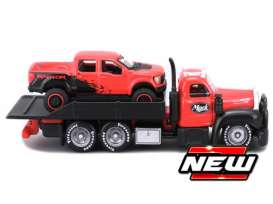 Muscle Machines  - Ford F150 1953 red/black - 1:64 - Maisto - 22878 - mai15055-22878 | Toms Modelautos