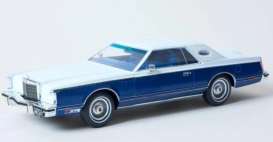 Lincoln  - Continental 1975 blue/white - 1:18 - MCG - MCG18407 - MCG18407 | Tom's Modelauto's