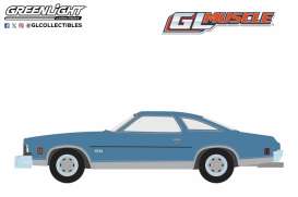 Chevrolet  - Chevelle SS 454 1973 blue/silver - 1:64 - GreenLight - 13360D - gl13360D | Toms Modelautos