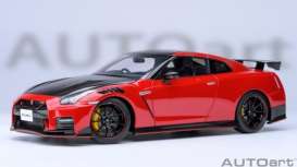 Nissan  - Skyline GT-R  2022 red - 1:18 - AutoArt - 77502 - autoart77502 | Tom's Modelauto's
