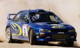 Subaru  - Impreza S6 WRC 2000 blue/yellow - 1:18 - SunStar - 5751 - sun5751 | Toms Modelautos