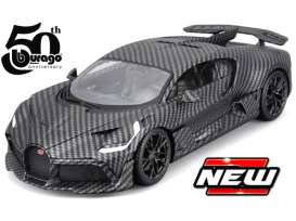 Bugatti  - Divo 2019 grey - 1:18 - Bburago - 11101 - bura11101 | Toms Modelautos