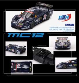 Maserati  - MC12 2008 blue - 1:64 - BBR - BBRDIE6424 - BBRDIE6424 | Tom's Modelauto's