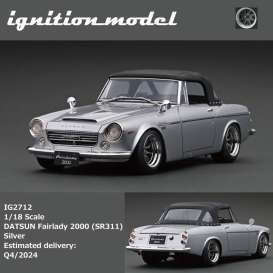 Datsun  - Fairlady 2000 (SR311)  silver - 1:18 - Ignition - IG2712 - IG2712 | Tom's Modelauto's
