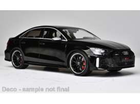 Audi  - RS3 2022 black - 1:18 - MCG - MCG18550 - MCG18550 | Tom's Modelauto's