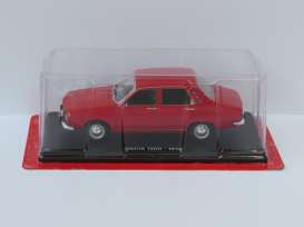 Dacia  - 1300 1970 red - 1:24 - Magazine Models - ABACR901 - mag24G1409011 | Tom's Modelauto's