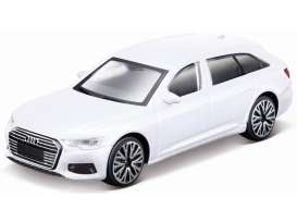 Audi  - A6 Avant white - 1:43 - Bburago - 30398W - bura30398w | Toms Modelautos