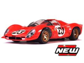 Ferrari  - 330 P4 1967 red - 1:24 - Bburago - 26310 - bura26310 | Toms Modelautos