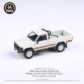 Toyota  - Hilux Single Cab 1984 white - 1:64 - Para64 - 55521 - pa55521lhd | Tom's Modelauto's